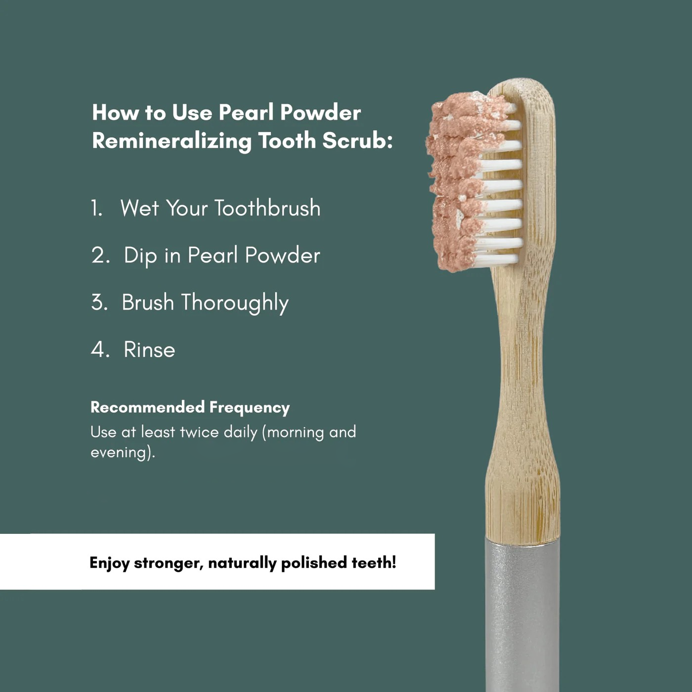 Nexisify™ Pearl Powder Remineralizing Tooth Scrub: Natural Tooth Powder with Hydroxyapatite & Pearl Powder | Enamel Repair, Natural Whitening & Oral Microbiome Balance