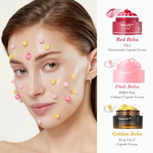 Radiant Capsule Cream Trio | Brighten • Firm • Soothe