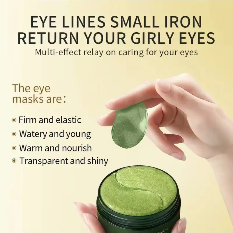 Avocado Eye Mask: 60-Piece Hydra-Restore for Dark Circles & Puffiness | Moisturizing & Brightening Skincare Gift