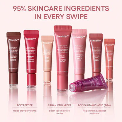 Glaze Craze Tinted Lip Serum| Visibly Plump & High Shine