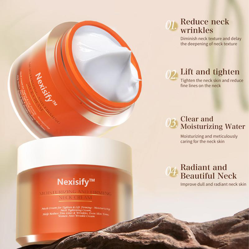 Nexisify™ Moisturizing & Firming Neck Cream, Reduces Fine Lines & Wrinkles, Silky Texture