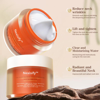 Nexisify™ Moisturizing & Firming Neck Cream, Reduces Fine Lines & Wrinkles, Silky Texture