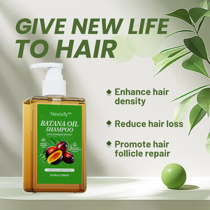 Batana Oil Shampoo: Growth - Boosting, Strengthening & Cleansing with Natural Extracts