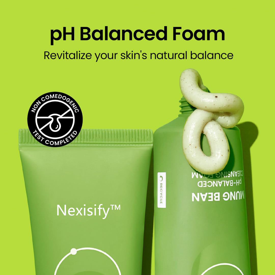 Deep Pore Cleansing with Cleansing Trio: Mung Bean Cleansing Oil & Cleansing Foam & Clay Mask | Fragrance-Free | Pore Care Start with Mung Bean | Korean Skin Care | Suitable for Sensitive Skin