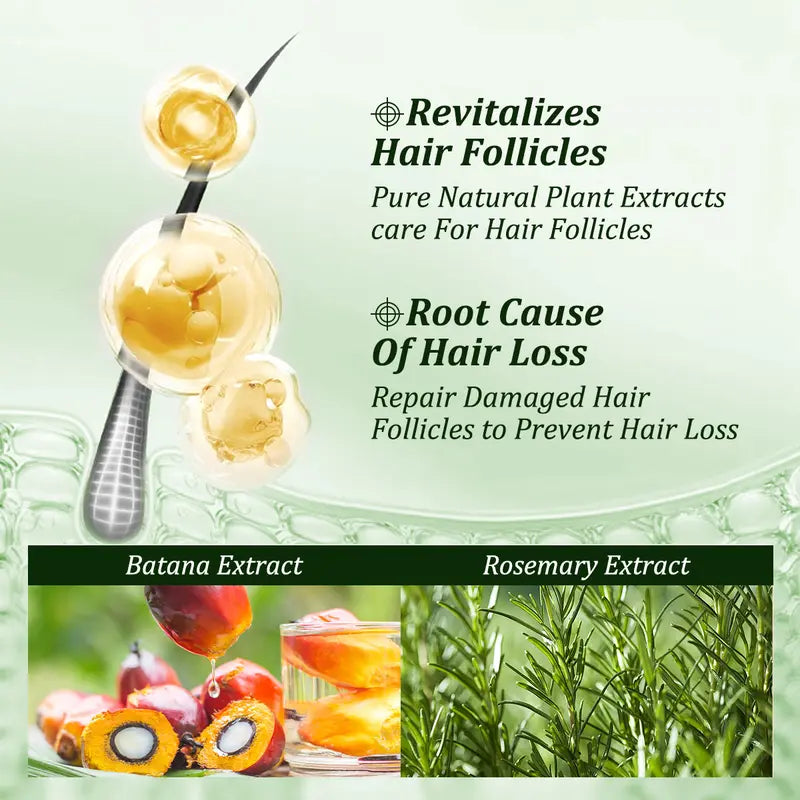 Batana Oil Shampoo: Growth - Boosting, Strengthening & Cleansing with Natural Extracts