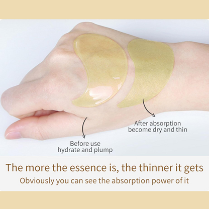 Avocado Eye Mask: 60-Piece Hydra-Restore for Dark Circles & Puffiness | Moisturizing & Brightening Skincare Gift