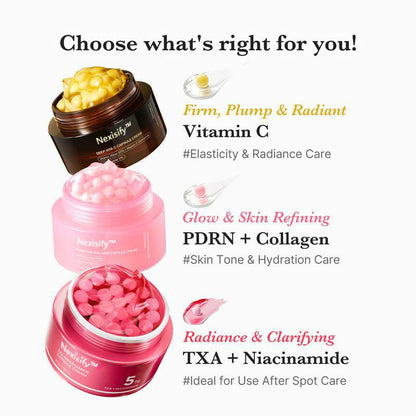 Radiant Capsule Cream Trio | Brighten • Firm • Soothe