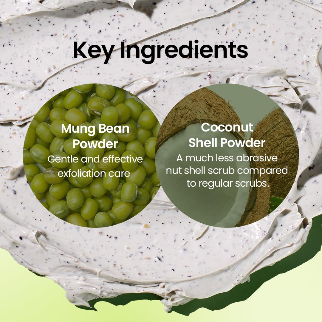 Deep Pore Cleansing with Cleansing Trio: Mung Bean Cleansing Oil & Cleansing Foam & Clay Mask | Fragrance-Free | Pore Care Start with Mung Bean | Korean Skin Care | Suitable for Sensitive Skin