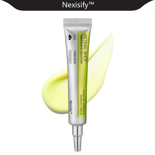 The Vita A Retinal Shot Tightening Booster - 0.1% Liposomized Retinal + 3% Matrixyl, Pore Minimizer & Wrinkle Reducer, A-Shot™ Tech for Firmer Skin, 15ml