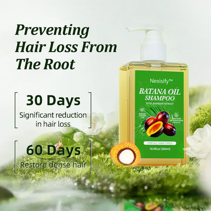 Batana Oil Shampoo: Growth - Boosting, Strengthening & Cleansing with Natural Extracts