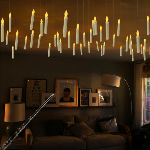 🎃Flameless Candles with Magic Wand Remote for Halloween Decor